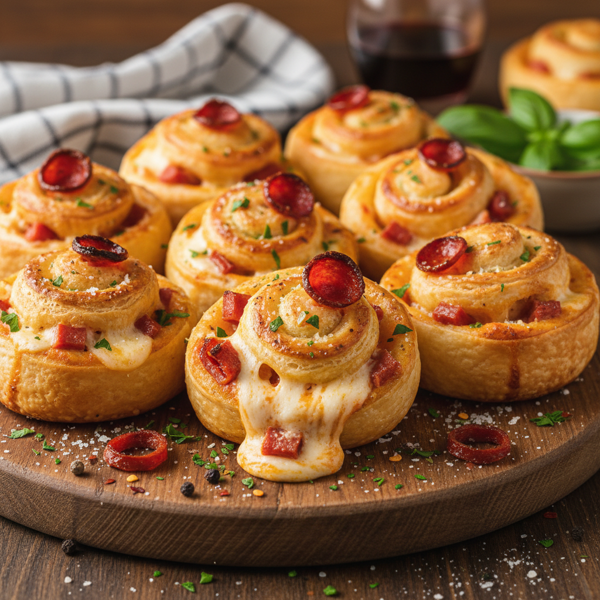 Delectable Creamy Pepperoni Puff Bites recipe
