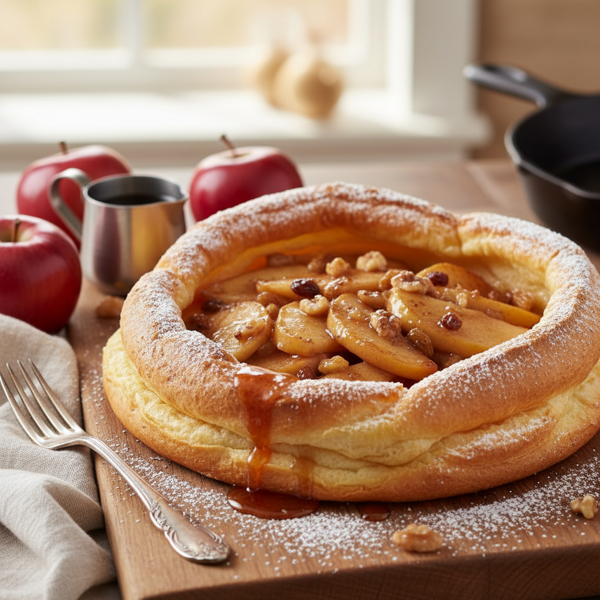 Delectable German Apple Puff Pancake recipe