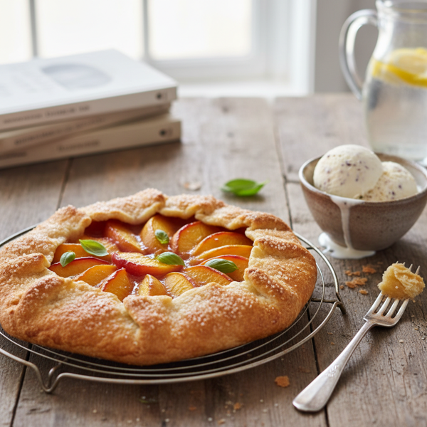 Delectable Peach Galette recipe