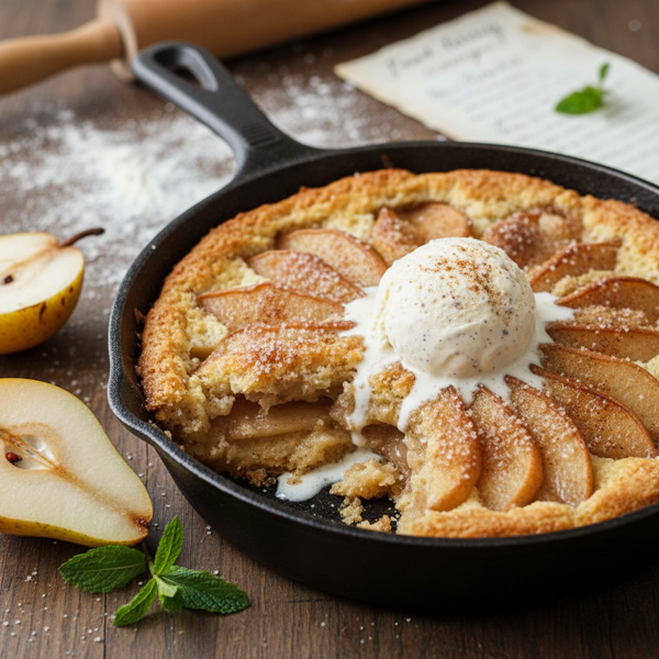 Delectable Pear Delight Cobbler recipe