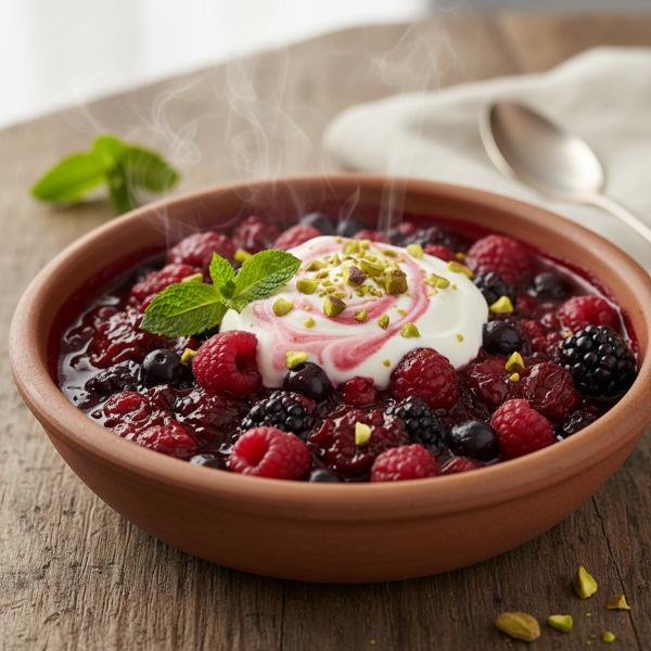 Delectable Slow-Cooked Berry Delight recipe