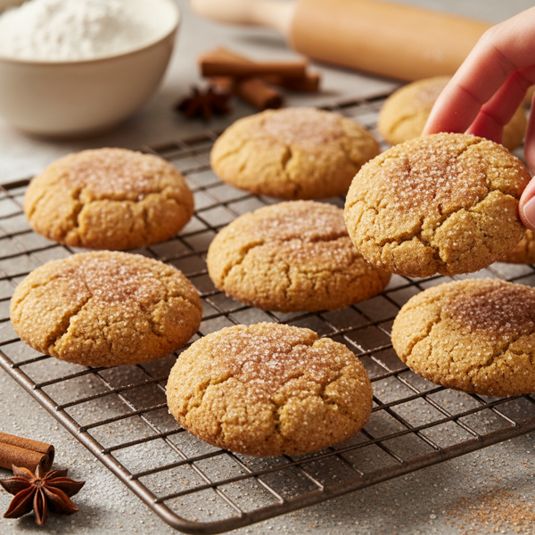 Delectable Whole Wheat Cinnamon Sugar Cookies recipe