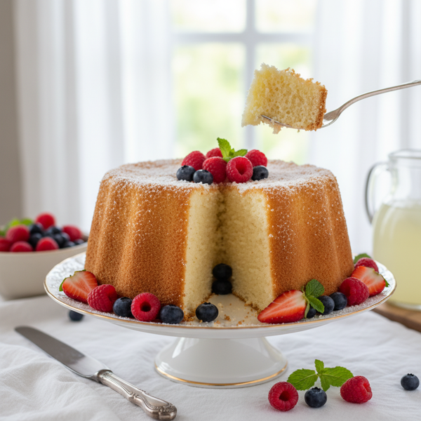 Delicate Gluten-Free Angel Food Cake recipe