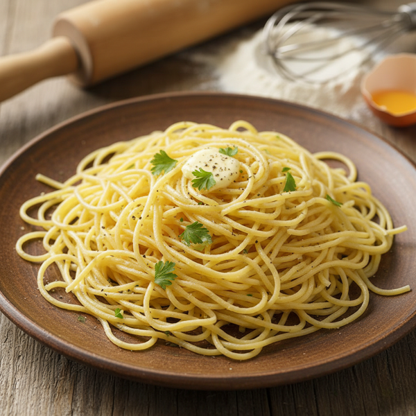 Delicate Homemade Egg Noodles recipe