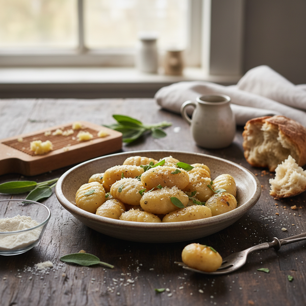 Delicate Homemade Potato Gnocchi recipe