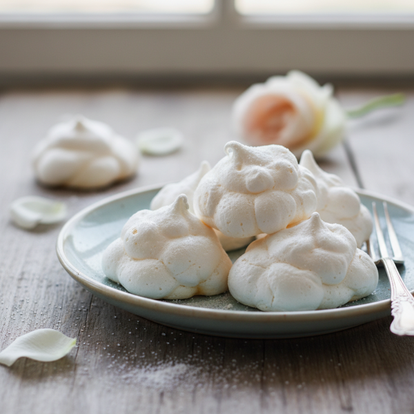 Delicate Meringue Cloud Kisses recipe