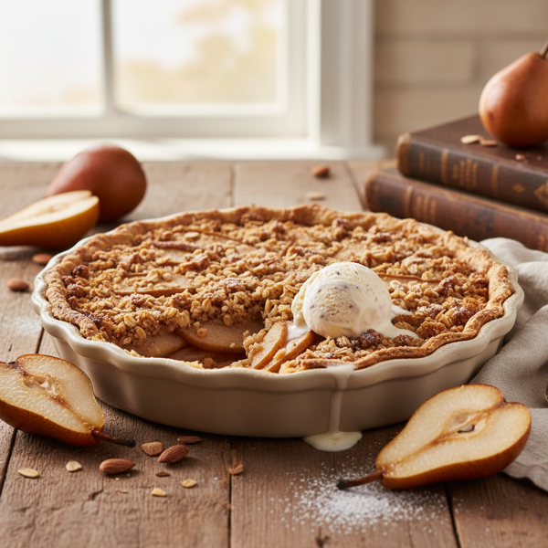 Delicate Pear Crisp Pie recipe