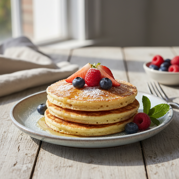 Delicate Rice Flour Pancakes (Gluten, Dairy, and Egg Free) recipe