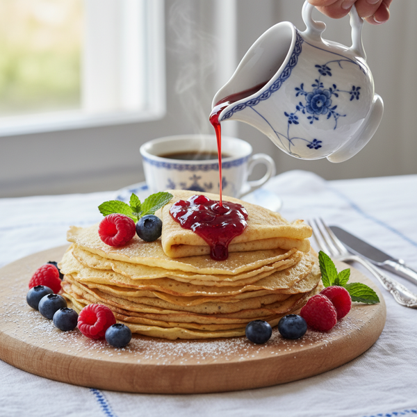 Delicate Swedish Crepes recipe