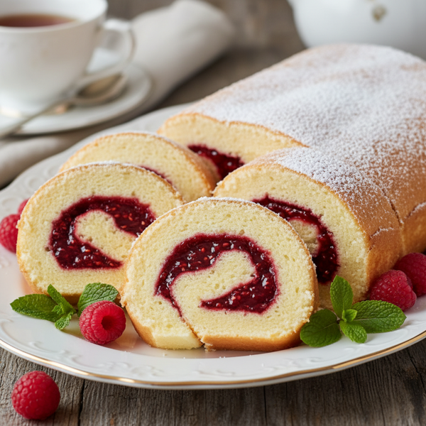 Delicate Swiss Roll with Jam Filling recipe