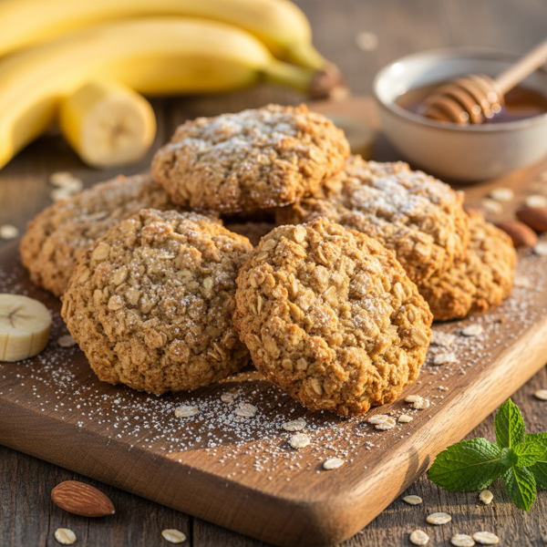 Delicious 2-Ingredient Banana Oat Cookies recipe