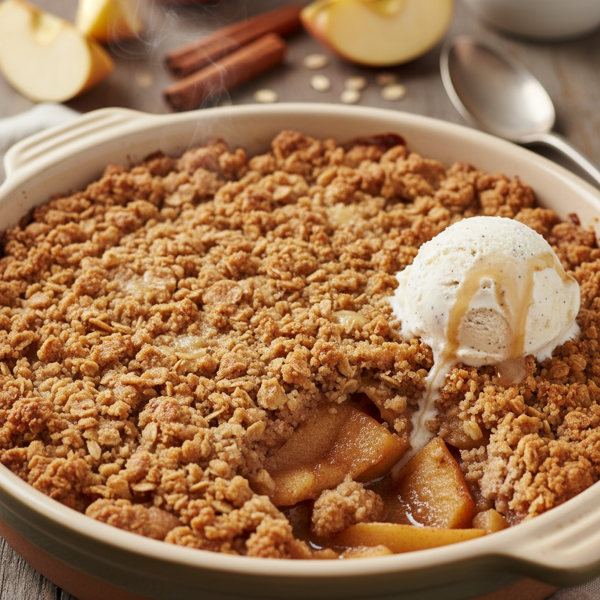 Delicious Apple Crumble Dump Cake recipe