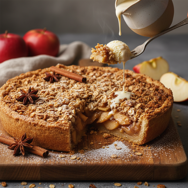 Delicious Apple Oat Crisp Pie recipe