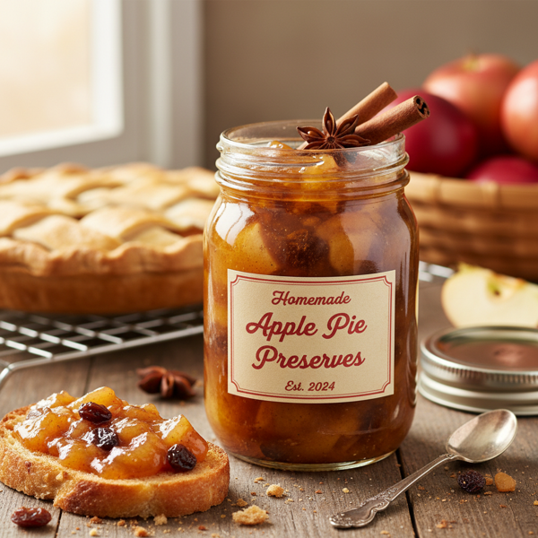Delicious Apple Pie Preserves recipe