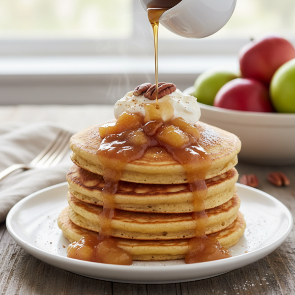 Delicious Applesauce Pancakes recipe