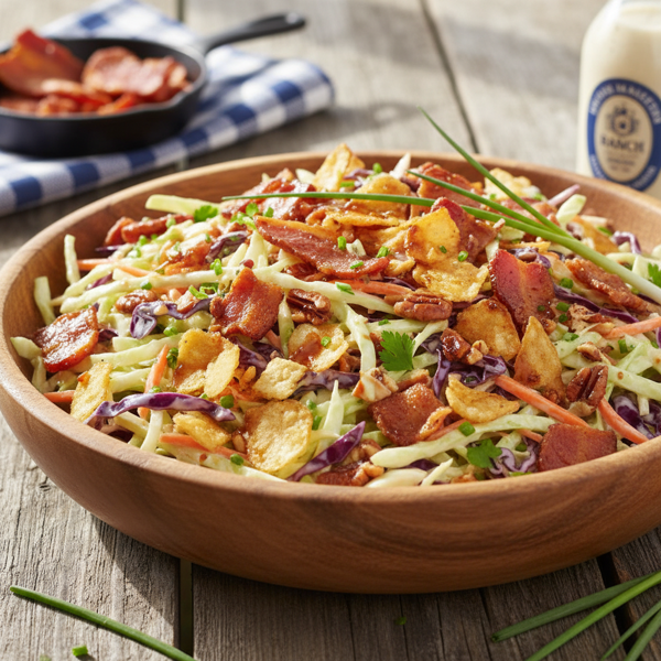 Delicious Bacon Crunch Coleslaw recipe