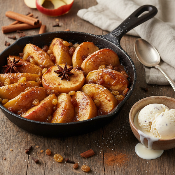 Delicious Baked Cinnamon-Spiced Apples recipe