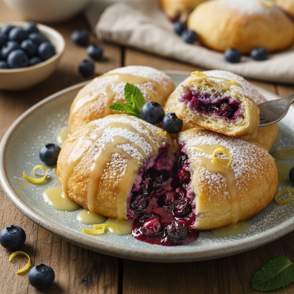 Delicious Blueberry Bliss Dumplings recipe