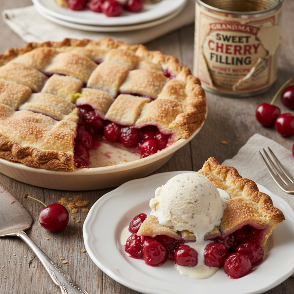 Delicious Canned Cherry Pie recipe