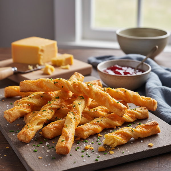 Delicious Cheddar Cheese Straws recipe