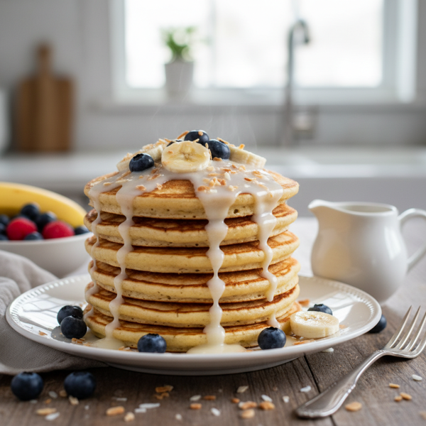 Delicious Coconut Bliss Pancakes recipe
