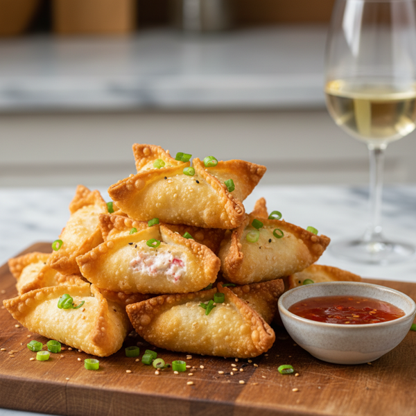 Delicious Crab Cream Cheese Wontons recipe