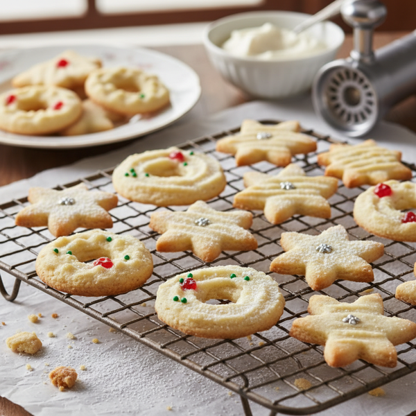 Delicious Cream Cheese Spritz Cookies recipe
