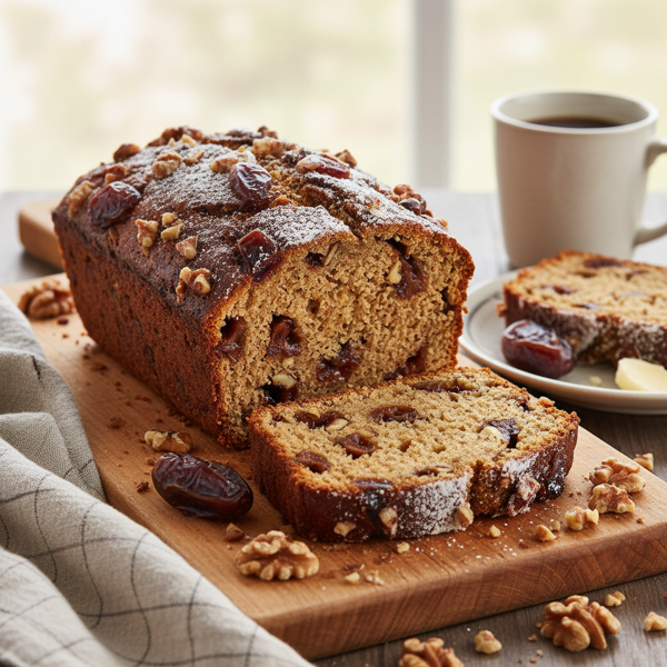 Delicious Date Walnut Bread recipe