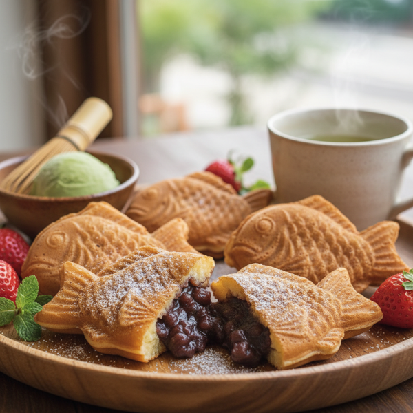 Delicious Fish-Shaped Pancakes (Taiyaki) recipe