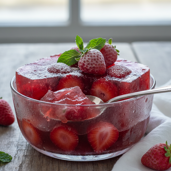 Delicious Frozen Strawberry Jelly recipe