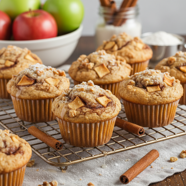 Delicious Gluten-Free Apple Cinnamon Muffins recipe