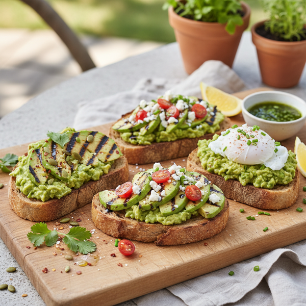 Delicious Grilled Avocado Toast Medley recipe