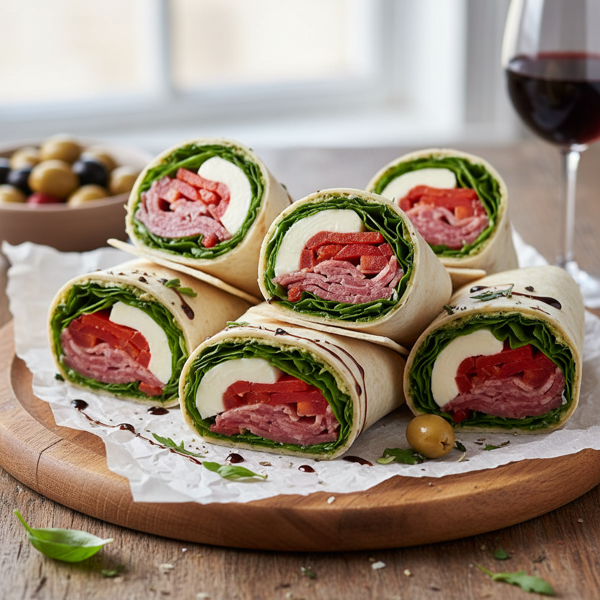 Delicious Italian Deli Wraps recipe