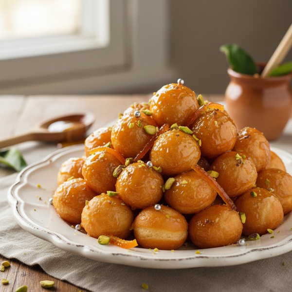 Delicious Italian Struffoli with Honey Glaze recipe