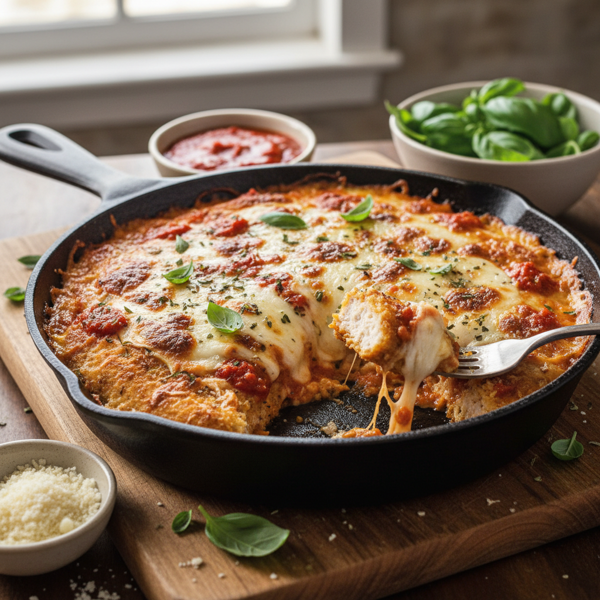 Delicious Low-Carb Chicken Parmesan Bake recipe