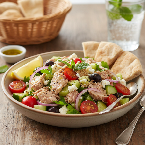 Delicious Mediterranean Tuna Salad recipe
