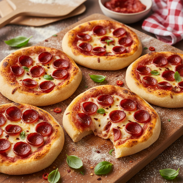 Delicious Mini Pepperoni Pizzas recipe