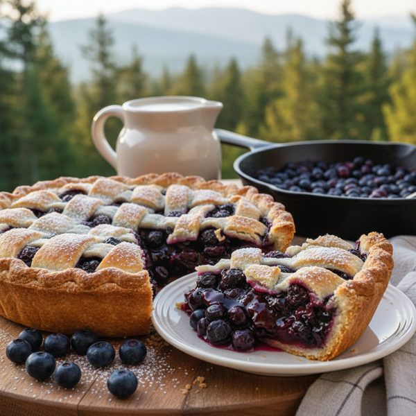 Delicious Northwest Huckleberry Pie recipe