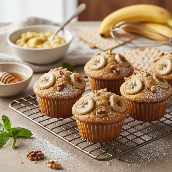 Delicious Passover Banana Muffins recipe