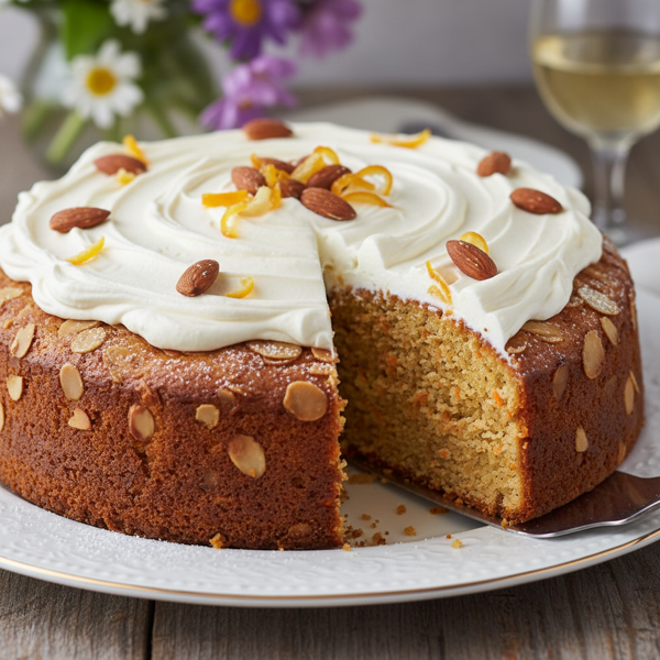 Delicious Passover Carrot Almond Cake recipe
