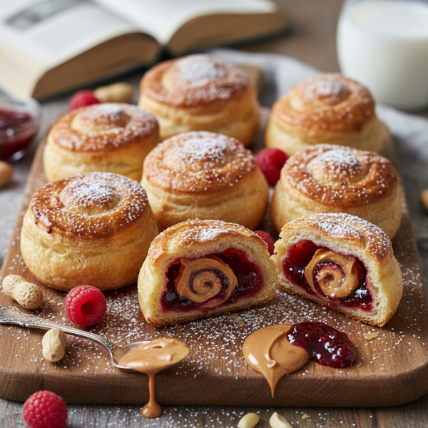 Delicious Peanut Butter and Jelly Puffs recipe