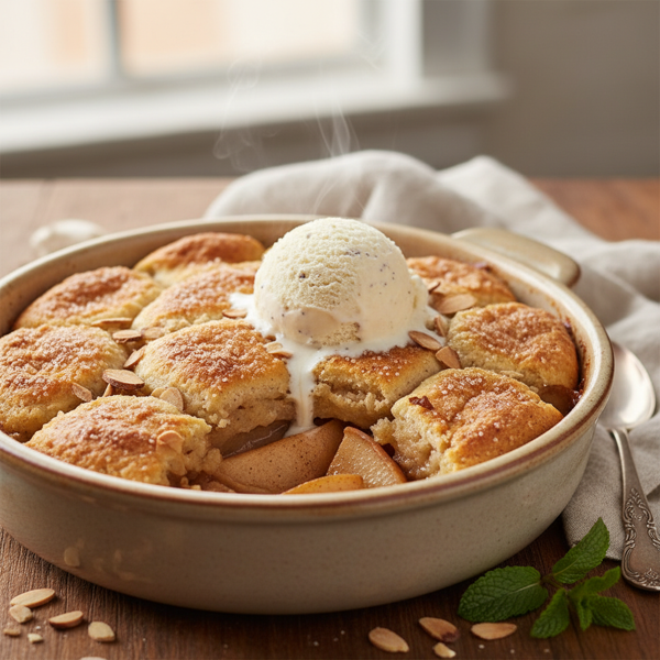 Delicious Pear Cobbler Delight recipe
