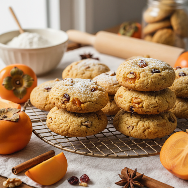 Delicious Persimmon Delight Cookies recipe