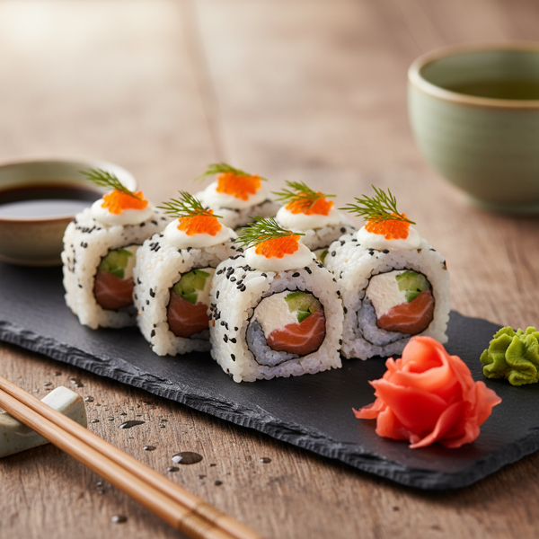 Delicious Philly Roll Sushi recipe