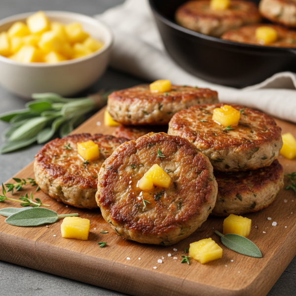 Delicious Pineapple Sage Sausage Patties recipe