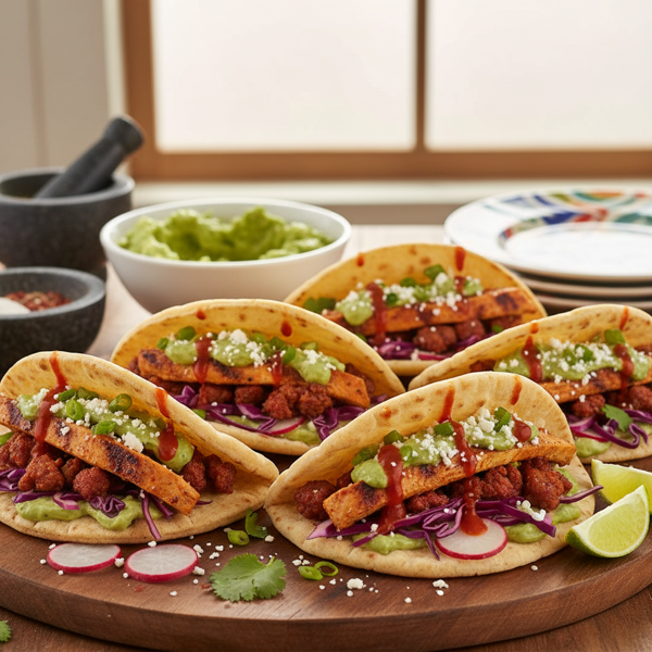 Delicious Pita Pocket Tacos recipe