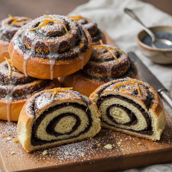 Delicious Poppy Seed Bread Rolls (Makowiec) recipe