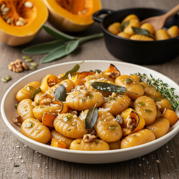 Delicious Pumpkin and Squash Gnocchi recipe