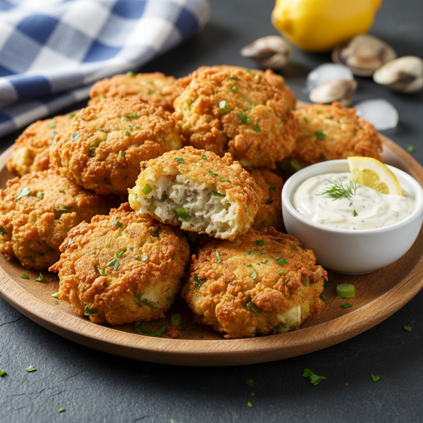 Delicious Rhode Island Clam Cakes recipe