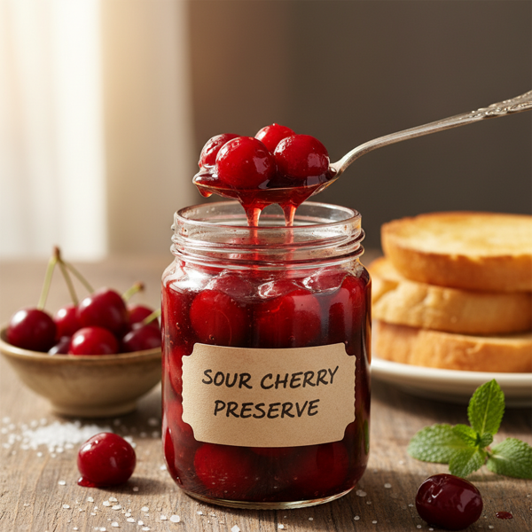 Delicious Sour Cherry Preserve recipe